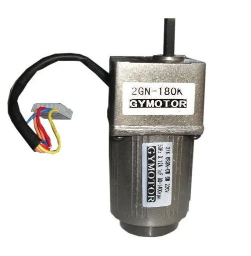 

AC 220V Single phase gear motor, 6W AC regulated speed motor with gearbox.