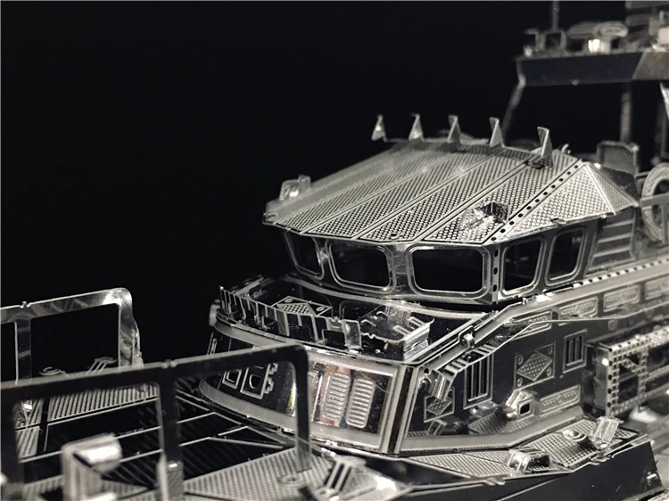 MMZ модель NANYUAN 3D металлические наборы DIY Головоломка Сборная модель спасательная лодка C22201 1:100 2 листа нержавеющая сталь творческие игрушки подарок