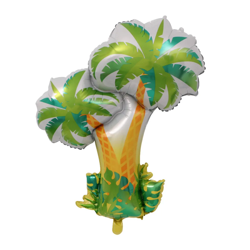 

1pcs Large Giant Green Palm tree balloon Helium for Golden Hawaiian Beach birthday party balloons Outdoor wedding decor