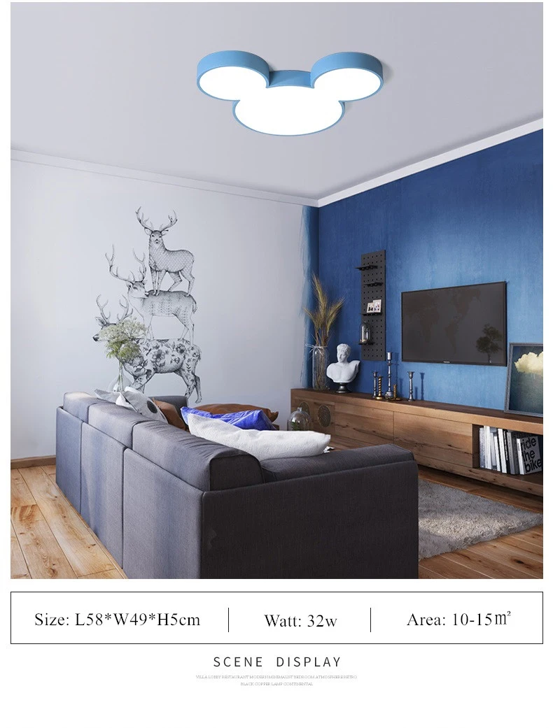 Modern Lustre Led Lamp Ceiling  Light Fixtures Bedroom Kid's Room Lamparas De Techo 4