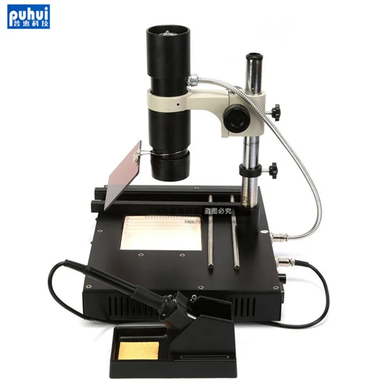 Паяльная станция Puhui T862 600W IRDA инфракрасная паяльная SMT SMD BGA|rework station|desoldering rework