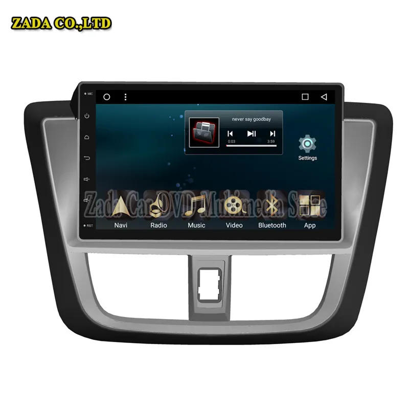 NaviTopia 10 1 inch ГБ/2 ГБ 4 ядра/Octa core Android 7 автомобилей Радио gps для Toyota VIOS 2017 поддержка