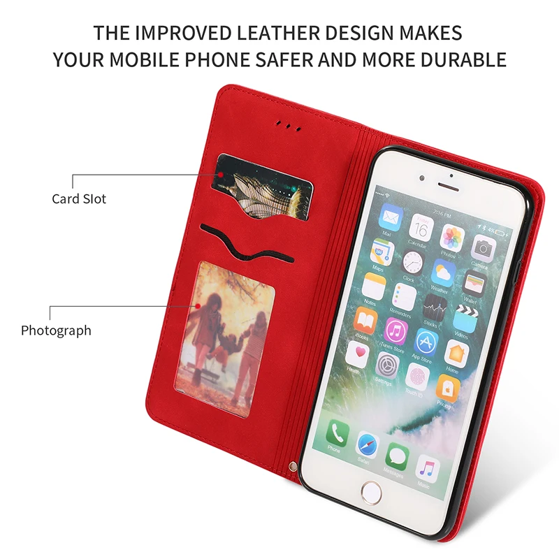 Роскошный кошелек из натуральной и искусственной кожи, флип-бумажник, телефон чехол для iPhone 6 6 S 7 8 X XS MAX XR, отделение для фото и карточек, мягкая задняя крышка из ТПУ