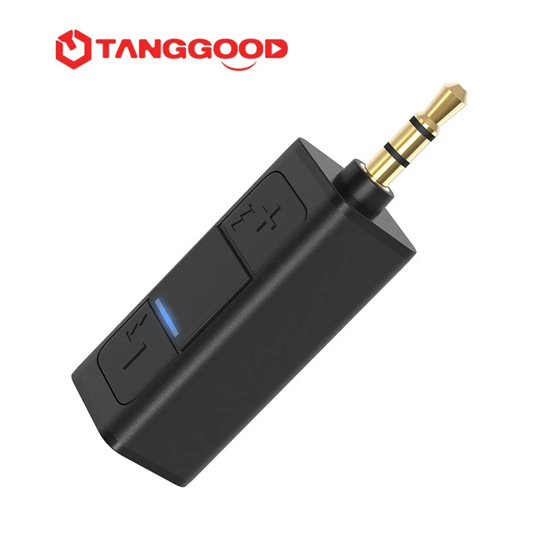 

TANGGOOD Bluetooth Receiver 4.2 Aux 3.5mm Audio Receptor Wireless Adapter Converter for Headphones Stereo System Car Earphone