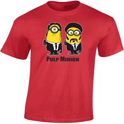 Despicable Me Minions Pulp Fiction Parody T-Shirt