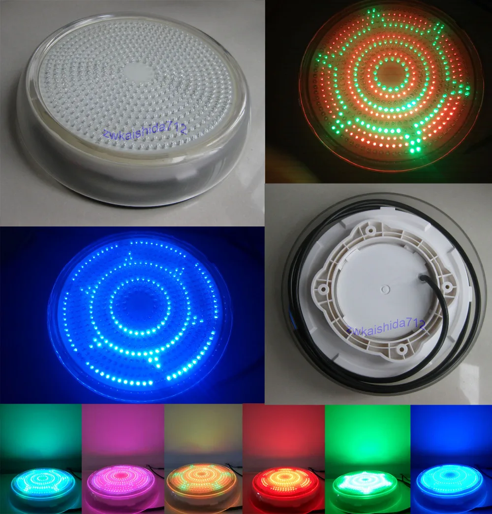 

Underwater LED swimming pool light 500leds 28W 12V RGB Plastic Resin Filled Waterproof IP68 2meters cable
