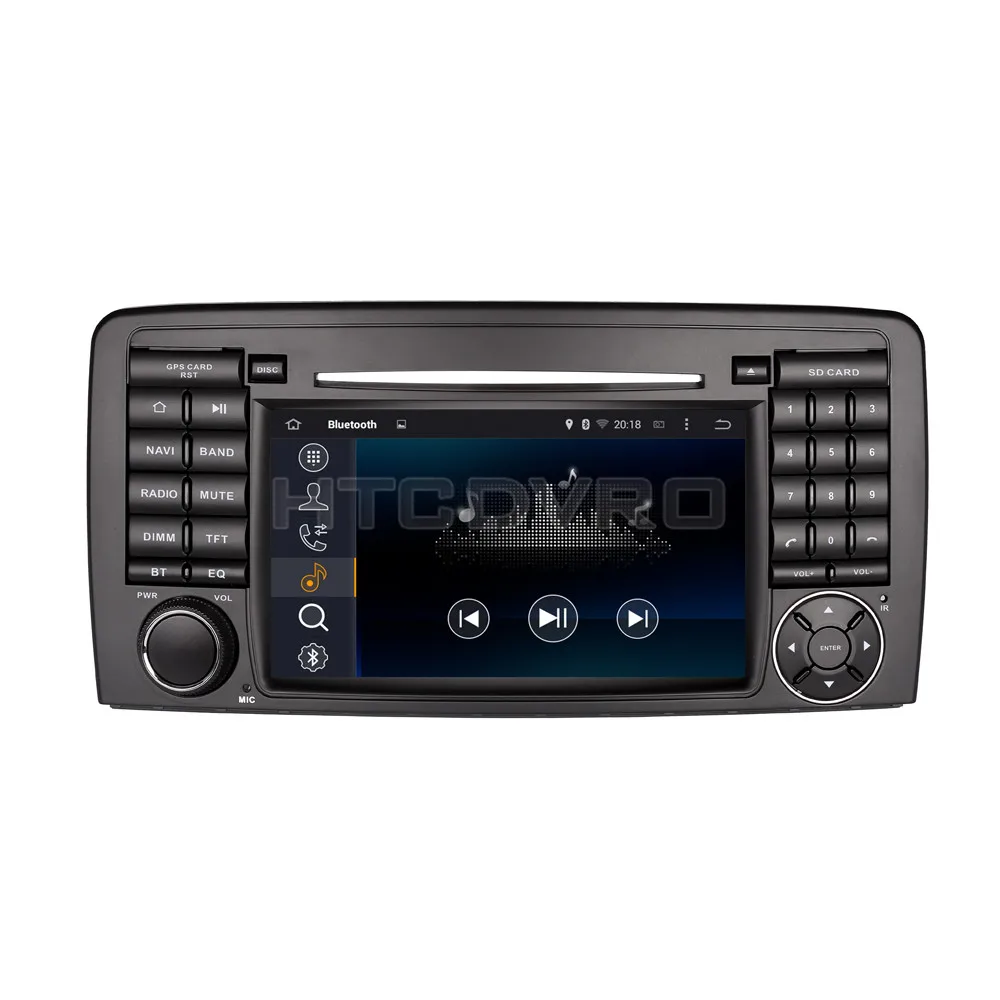 Perfect YMODVHT 7inch 4G Octa Core Android 9.0 7.1 Car DVD Player for Benz R class W251(2006-2014) R300,R350 Auto RDS Radio Audio Stereo 16