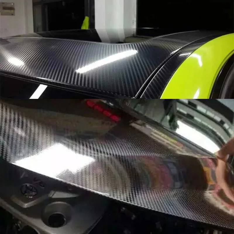 Riloer 5D auto in fibra di carbonio avvolgere il rotolo di vinile 30x152 cm pellicola autoadesiva per auto e moto decorazione fai da te interno/esterno 