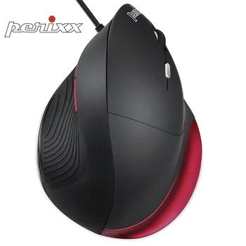 

German Perixx PERIMICE 518R Ergonomic Vertical USB Wired Optical Mouse Programmable Desktop Notebook Mouse