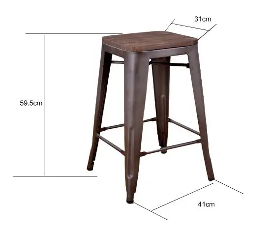 002 твердой древесины барный стол и стул. Плетённый chair.44100 - Цвет: 16