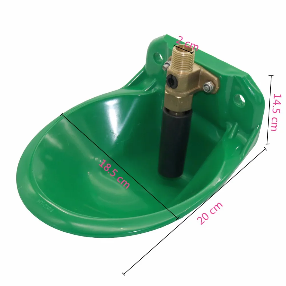 Cena Bydło zawór miedziany automatyczna miseczka na wodę owca świnia pijący wodę zwierzęta narzędzie do picia dotknij duże narzędzia gospodarskie drobiu