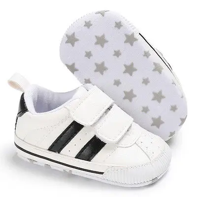 

2017 Baby Toddler infant boy Girl Soft Sole fashion prewalker Crib Shoes 0-18 Monthes