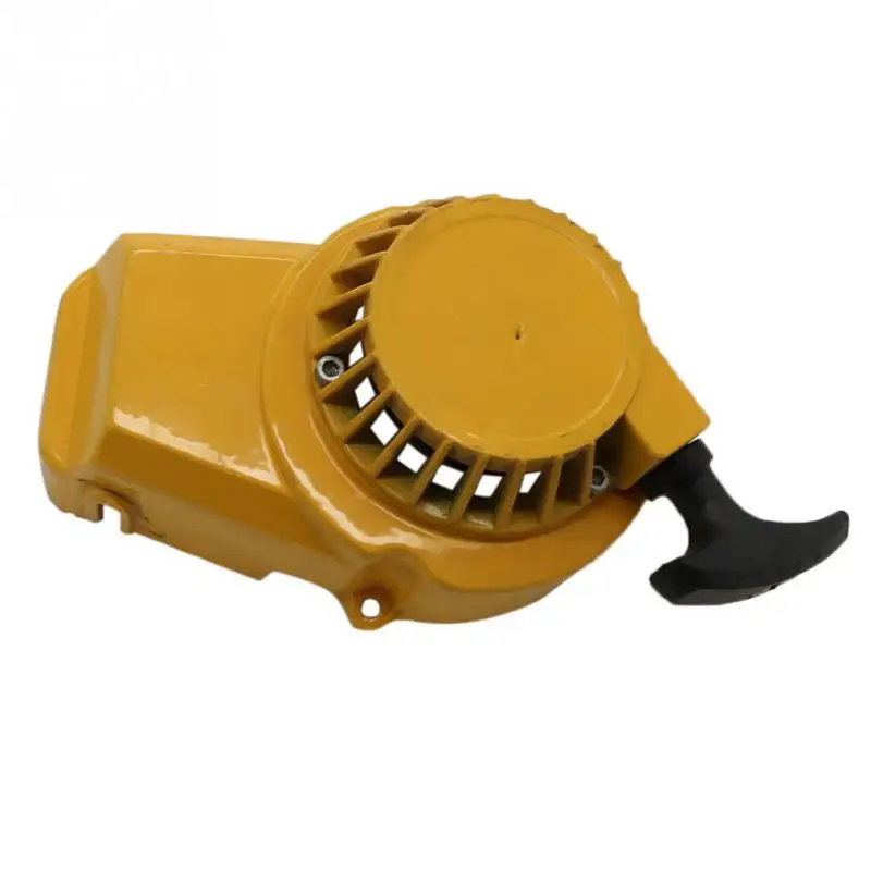 Yellow Потяните Стартер 49CC fit Pit Dirt Pocket Bike Mini Moto Atv Recoil Start - Color: Yellow