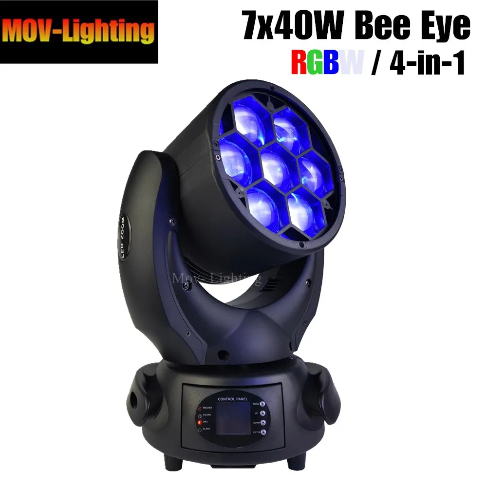 Светильник bee eye F 7x40 Вт 4 в 1 светодиодный светильник с движущейся головкой|Эффект