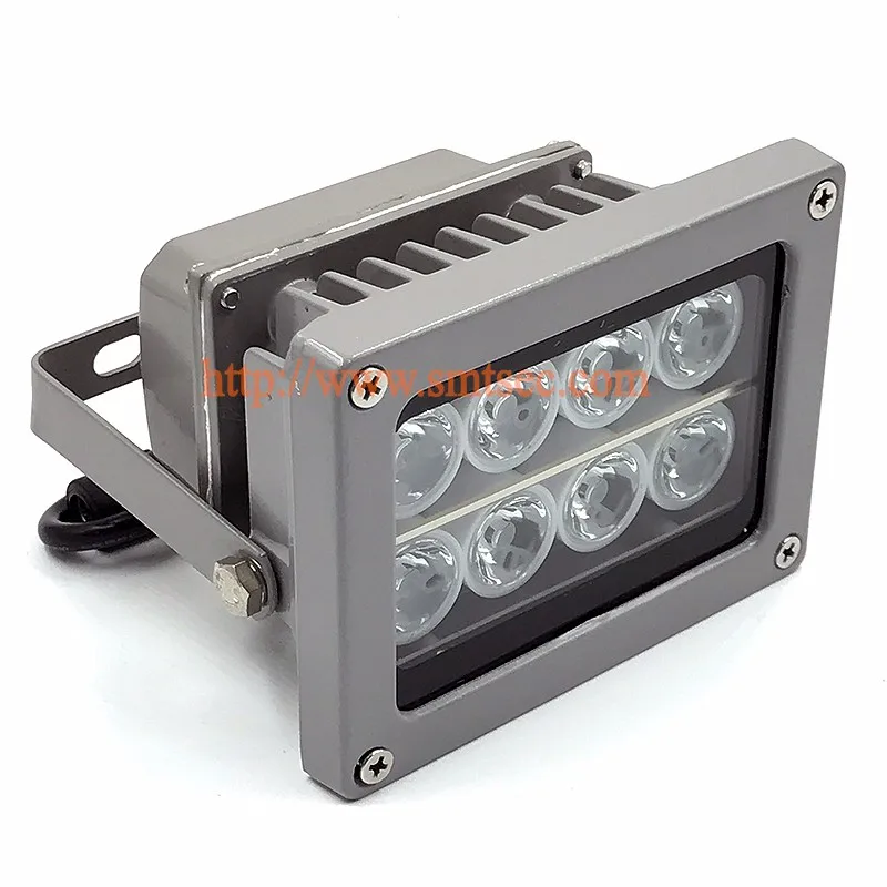 8 Белый Светодиодный CCTV ИК-осветитель ночного видения заполняющий свет водонепроницаемый для AHD CVI CVBS IP камера Умный SI-8W безопасности белый свет