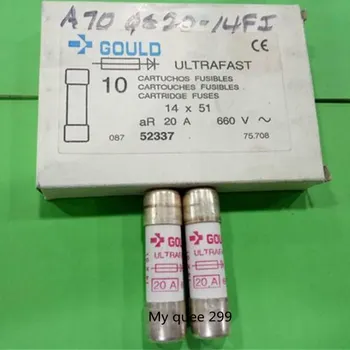 

5pcs A70QS20-14F imported fuse, ceramic 14X51MM GOULD genuine 20A 660V