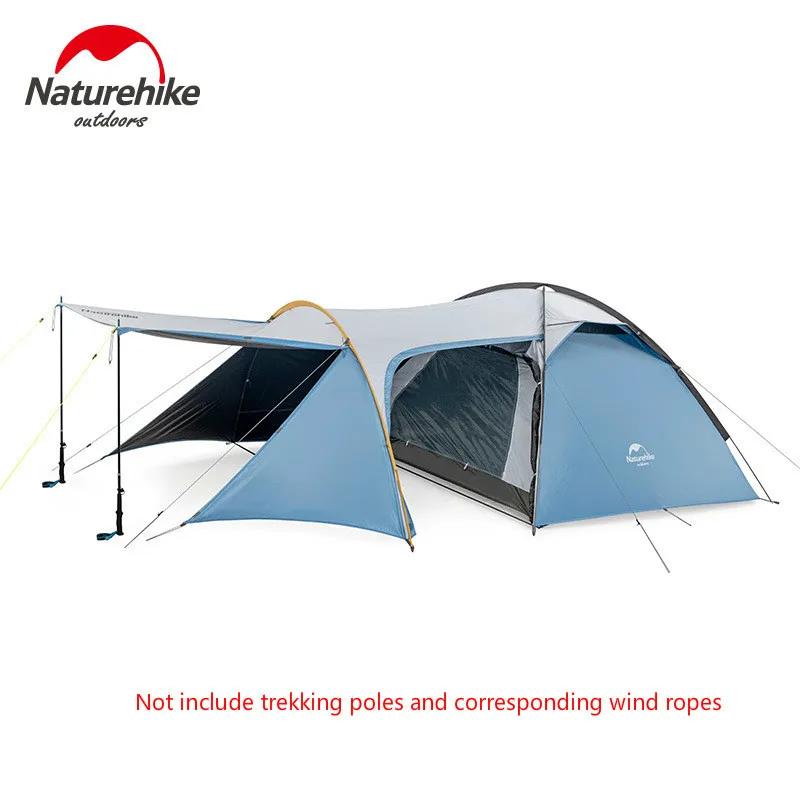 

Naturehike 2019 New Knight Outdoor Camping Tent One Bedroom & One Living Room 3 Person Rainproof And Windproof Sunscreen Tent