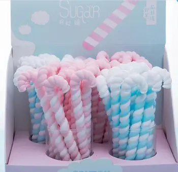 

New Cute Crutch Gel Pen Ink Pen Gift School Prize Office Writing Supply Kawaii Student Stationery Color Neutral Pen 48pc/lot