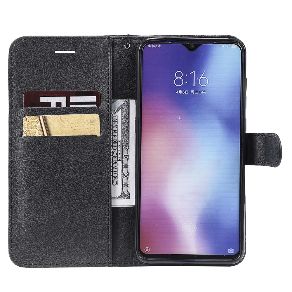 Флип чехол для Xiaomi Mi 9 SE 9T Mi9T Pro Mi9 Mi9SE телефона кожаный Redmi Go RedmiGo чехлы