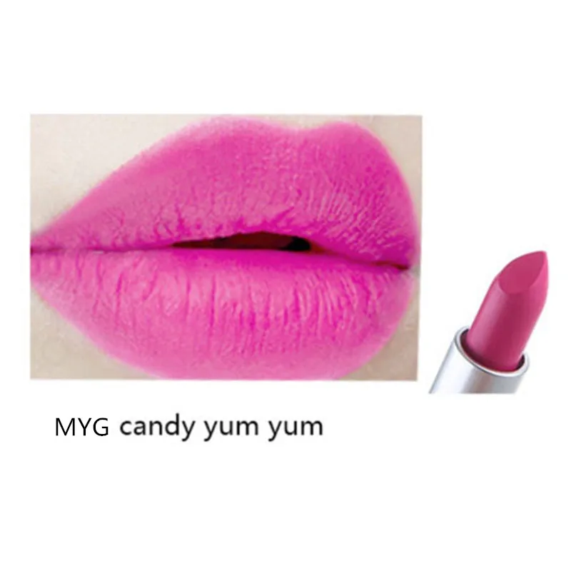 MYG набор матовой помады для макияжа batom "candy yum" розовая помада MC cosmetics брендовая помада для макияжа batom mate