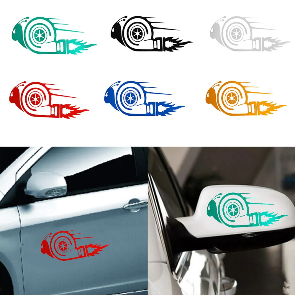 

15.2*7.7cm Animal Stylish Car Sticker Turbo Snail JDM Drift Race Sticker Car Styling Vinyl Decals