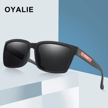 

OYALIE Brand Design Polarized Sunglasses Men Driver Shades Male Polaroid Sun Glasses For Men Spuare Mirror Summer UV400 Oculos