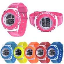 Детские часы светодиодный цифровой кварцевые часы для мальчиков и девочек, студенческие многофункциональные водонепроницаемые наручные часы, будильник, спортивные часы
