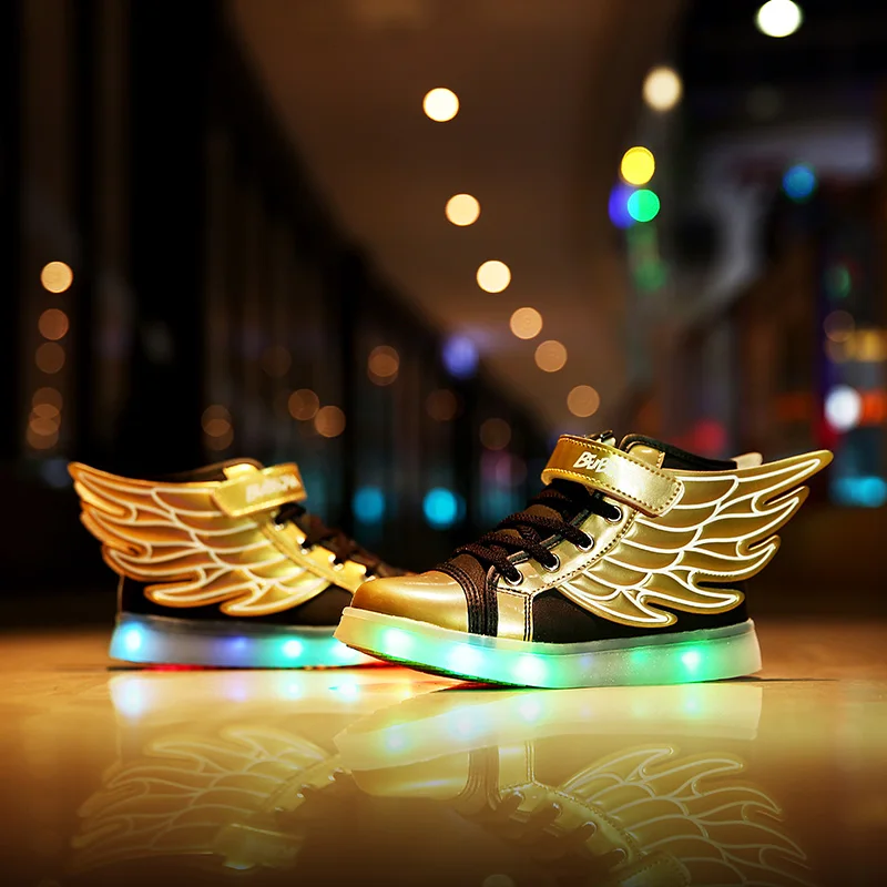 name brand led shoes