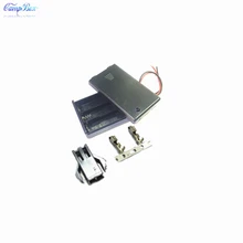 50 шт 3xaaa Батарея Чехол Держатель Разъем провода, соединительная Коробки с проводами, переключатель и крышка, SM2.54 заголовок и обжима