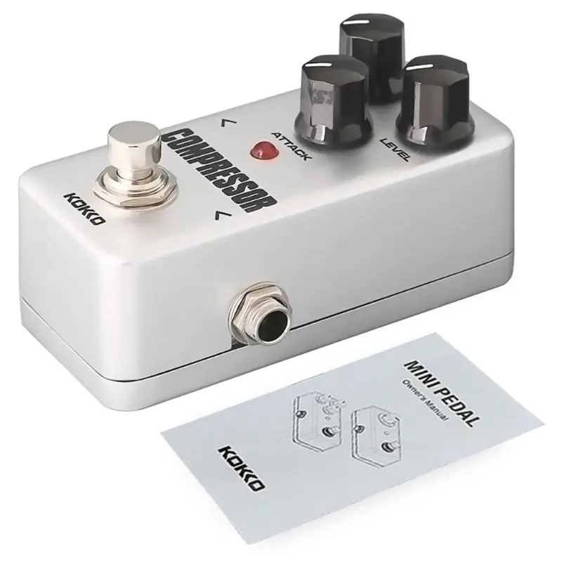 

FCP2 Mini Compressor Portable Guitar Effect Pedal Electric Bass Parts Accessory