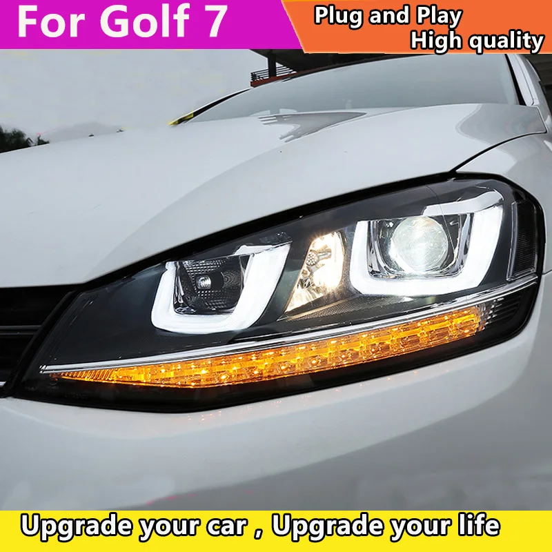 Headlight Accessories For VW Golf 7 GTI MK7 Headlight 2013 2017 golf7
