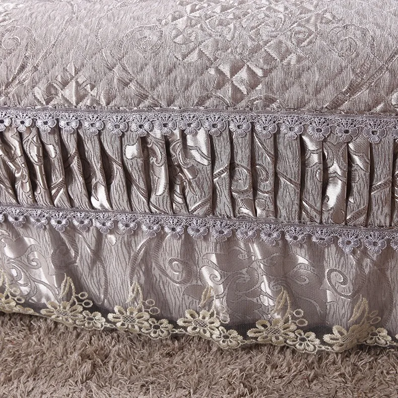 Утепленный кружевной однотонный диван крышку диванную подушку в европейском стиле Стиль Non-slip Four Seasons дома Свадебные украшения