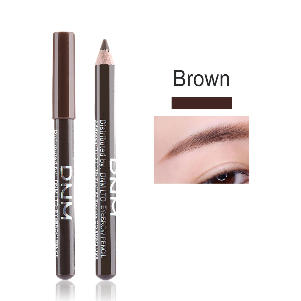 

1PC Fine Sketch Automatic Rotate Full Size Enhancer Tint Pen Long-lasting Black/Brown Eyebrow Pencil Cosmetic Makeup Tools