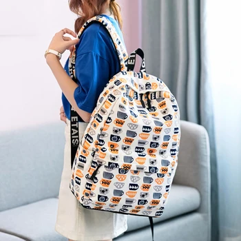 

New Women's Backpack Female Backpacks School bag For Girls Fashion Laptop Rucksack Waterproof Travel Bag Bolsas Mochilas