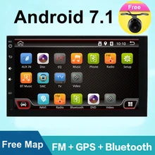 Autoradio 2 din car video for universal Multimedia Player Radio Tuner GPS Navigation Mirror Link USB SD Touch Screen Bluetooth