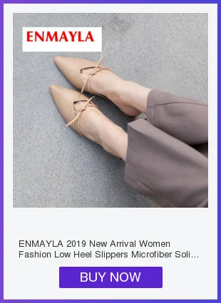 Enmayla осенние/зимние женские ботинки на высоком каблуке сапоги
