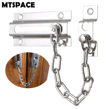 買取 Mtspace耐久性180ミリメートルプレミアムホーム安全ドアセキュリティロックキャッチラッチチェーン強いロックネジでホームツール