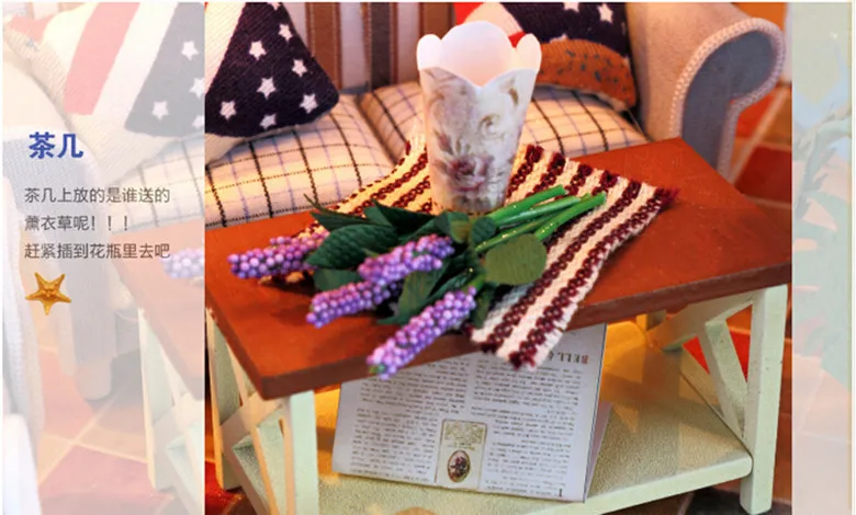 Новое поступление Diy деревянный большой кукольный дом вилла модель здания 3D головоломка ручной работы кукольные домики миниатюрный подарок на день рождения игрушка Эгейское море