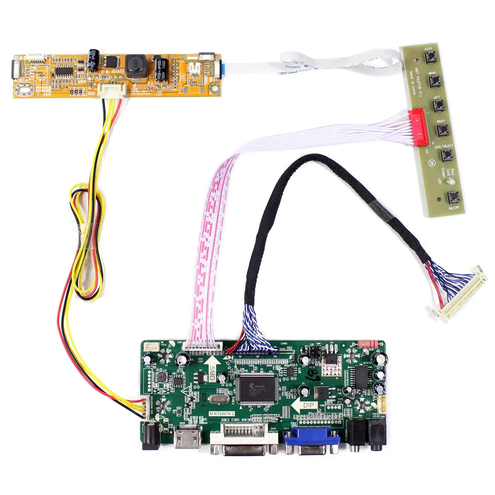 

LCD Driver For 23.6" 1920x1080 Resolution V236H1-LE2 for 23.6inch LCD Screen HD MI DVI VGA AUDIO LCD Controller Board