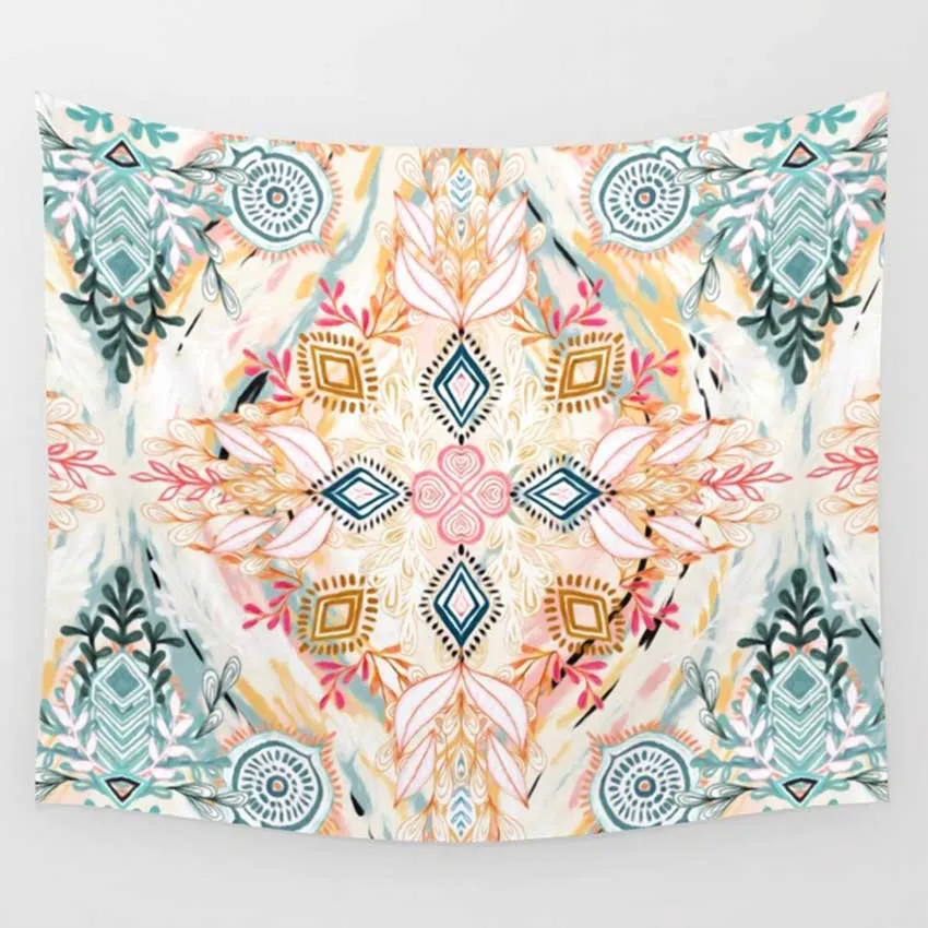 Wall Tapestry Elephant Printed Bohemian Rectangular Tapestry Wall Hanging Mandala Bedspread Shawl Ethnic Art Wall Tapestry Elephant Printed Bohemian Rectangular Tapestry Wall Hanging Mandala Bedspread Shawl Ethnic Art