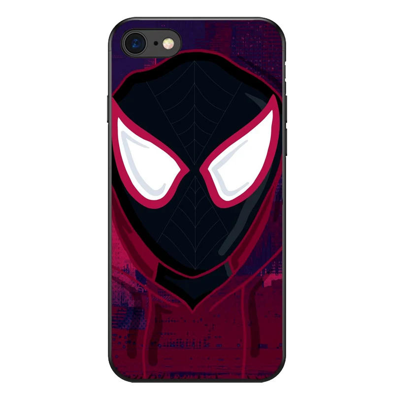 Человек-паук возвращение на родину Miles Morales плакат Мягкий силиконовый чехол для телефона Apple iPhone 8 7 6 S Plus X XR XS Max 5 4 Чехол - Цвет: PTU