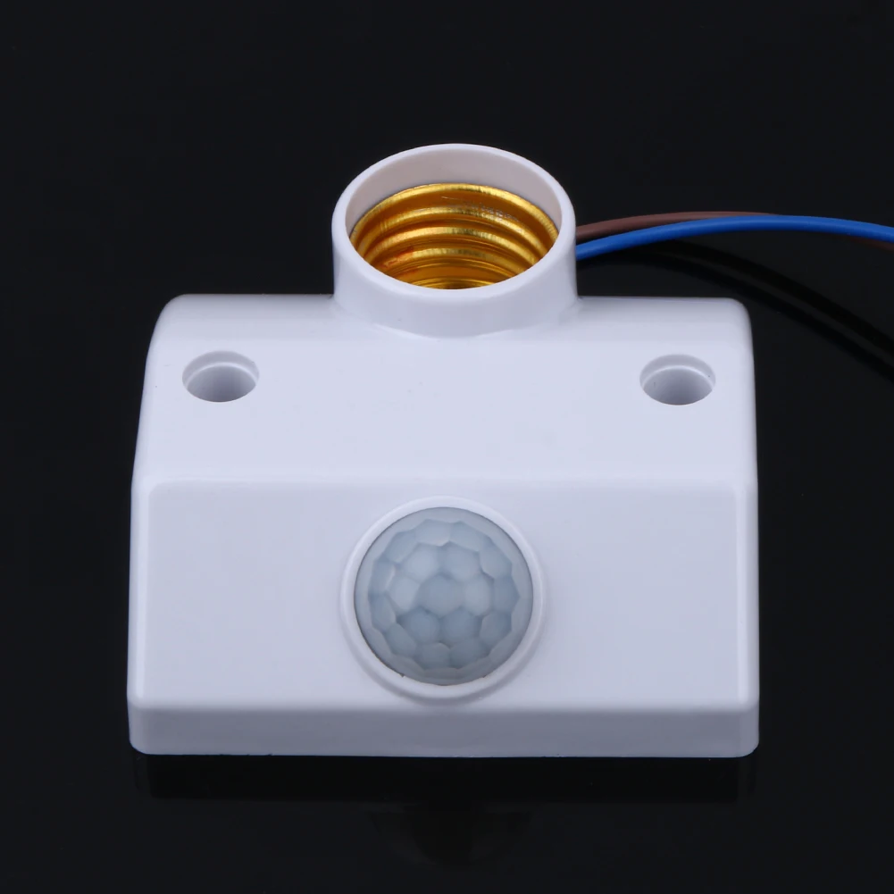 Light Control Intelligent Delay Switch Base AC220 50/60HZ Infrared Motion Sensor Automatic Light Holder Switch With E27 Screws afbeelding