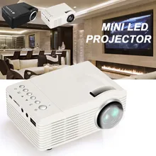 Projector mini Home Theater Multimedia LCD Projectors 400 Lumens 1080P HD HDMI AV Cable TV/USB/VGA Official store Home Projector