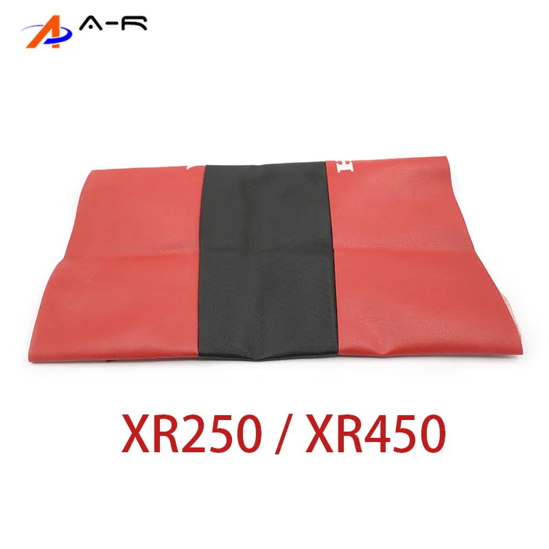 Cena LOGO PU skóra wodoodporna siedzenie kierowcy obudowa ochronna Off Road motor terenowy rower z napędem dla Honda XR250 XR450 XR 250 450