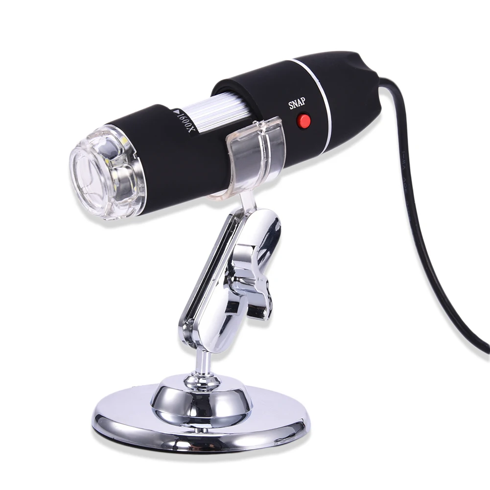 1600X 8 LEDS USB Digital Microscope Electronic Electron Endoscope