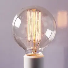 Винтаж Ретро Глобус эдиссона лампочки E27 G95ST 220 V/40 W промышленный свет потолочный светильник для домашнего декора