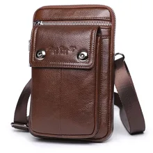 Модный мужской чехол для сотового телефона, поясная сумка из натуральной кожи, Сумка с крючком, перекрестный пояс, поясная сумка-мессенджер, сумки на плечо, Новинка