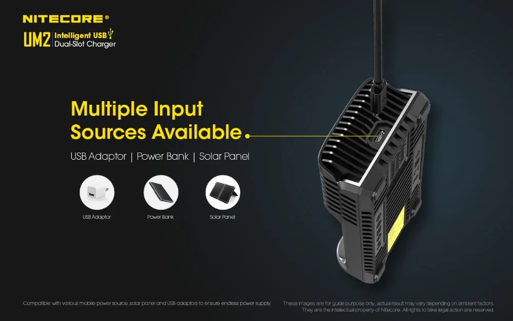 NITECORE-UM2-UM4-autom-tico-Universal-de-cargador-r-pido-inteligente-USB-de-doble-ranura-cargador (2)