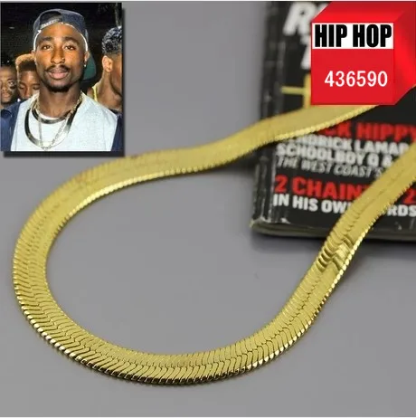 Men Jewelry 24k Gold Filled Necklace 