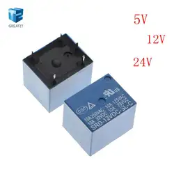 50 шт./лот 5 В DC SONGLE Мощность реле T73-5V SRD-12VDC-SL-C SRD-05VDC-SL-C SRD-24VDC-SL-C PCB Тип В наличии